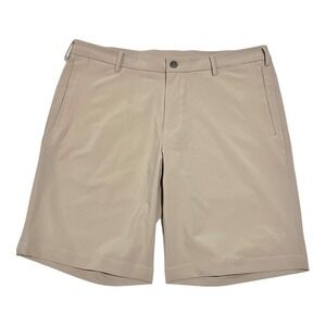 J‎ Hilburn Men's Tailored Golf Shorts Beige Casual Outdoor Summer 36